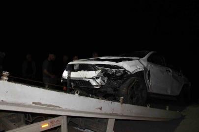 Otomobil fındık bahçesine uçtu: 2 yaralı