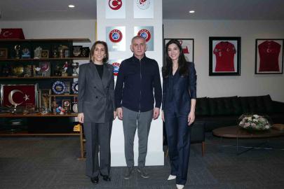 Öztopaloğlu ve Atasoy’dan TFF Başkanı Hacıosmanoğlu’na ziyaret