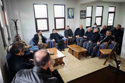 Öztürk ve Koç sahada incelemelerde bulundu