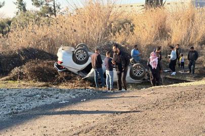 Pamuk sapları sürücünün hayatını kurtardı