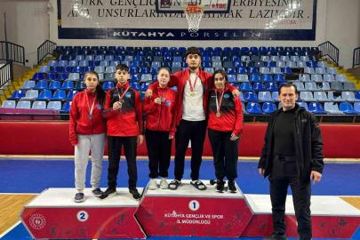 Pazarlar Spor Lisesi’nden, taekwondo il müsabakalarına damga
