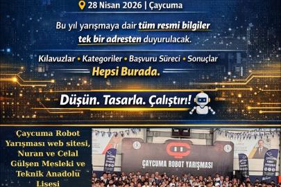 Robot yarışmasının resmi web sitesi yayında