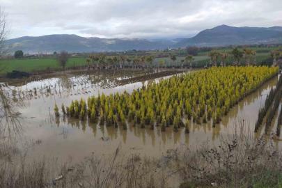 Sağanak yağış Ödemiş’te zarara neden oldu