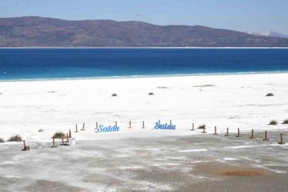 Salda Gölü’nde su seviyesi yükseldi