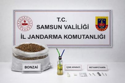 Samsun’da 12 kilo bonzai ele geçirildi