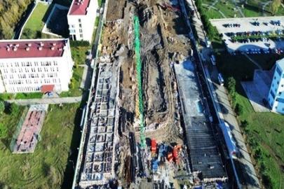 Samsun’da 2 bin kişilik öğrenci yurdunun inşaatı devam ediyor