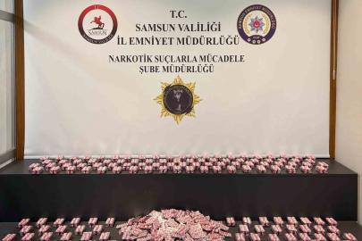 Samsun’da 5 bin adet uyuşturucu hap ele geçirildi: 2 gözaltı