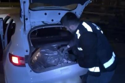 Samsun’da otomobilin bagajında 24 bin hap ele geçirildi