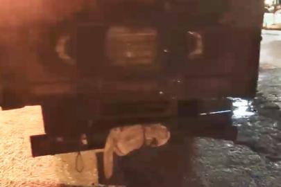 Samsun’da plakası kapalı ve kantara girmeyen araca 99 bin 949 TL ceza