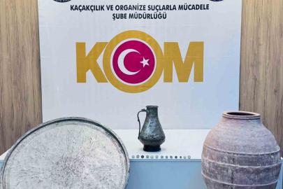 Samsun’da tarihi eser operasyonu: Helenistik sikkeler ve Osmanlı eserleri ele geçirildi