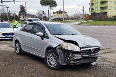 Samsun’da trafik kazası: 2 araçta maddi hasar oluştu