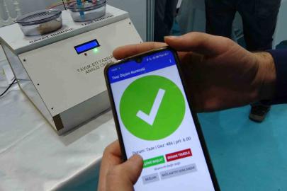 Samsunlu liselilerden tavuk eti zehirlenmesini önleyen cihaz