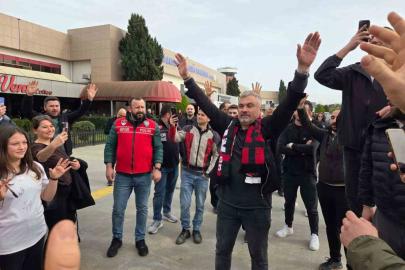 Samsunspor taraftarlarından Thomas Reis’e duygusal veda