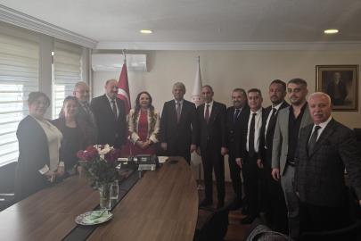 SATKOF ve USTKON heyetinden Kültür ve Turizm Bakan Yardımcısı Alpaslan’a ziyaret