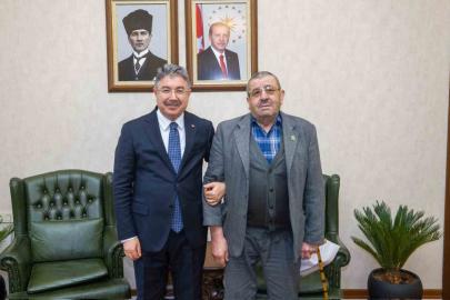 Şehit ve gazi ailelerinden Vali Yılmaz’a ziyaret