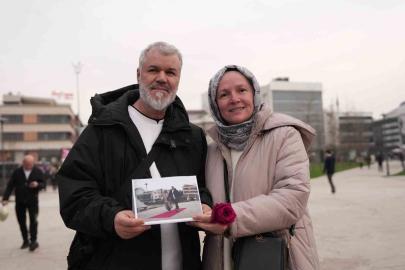 Şehrin kalbinde çiftlere 14 Şubat sürprizi