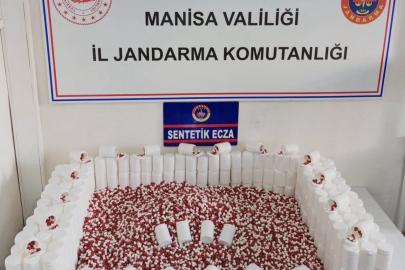 Şehzadeler’de 20 bin 345 sentetik hap ele geçirildi