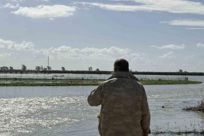 Seyhan Nehri taştı, Tarsus’ta tarım arazileri sular altında kaldı