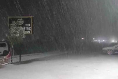 Silvan’da kar yağışı etkili oldu