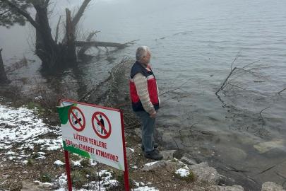 Simav Gölcük Yaylası Göleti’nde su ürünleri denetimi