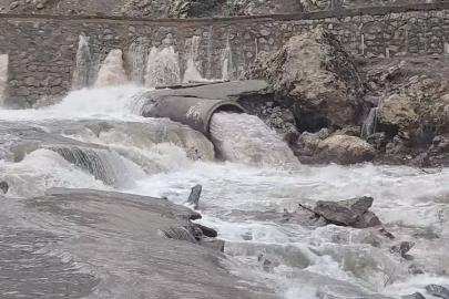 Sinek Çayının debisi yükseldi