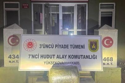 Sınırda 5 kilo 842 gram uyuşturucu ele geçirildi
