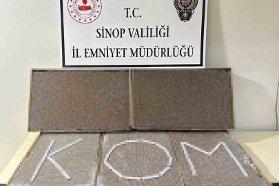 Sinop’ta 27 bin dal dolu makaron ele geçirildi