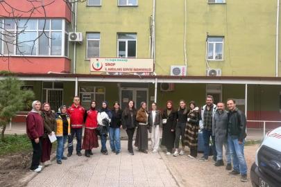 Sinop’ta sağlık personeline ÇİLYAD eğitimi verildi