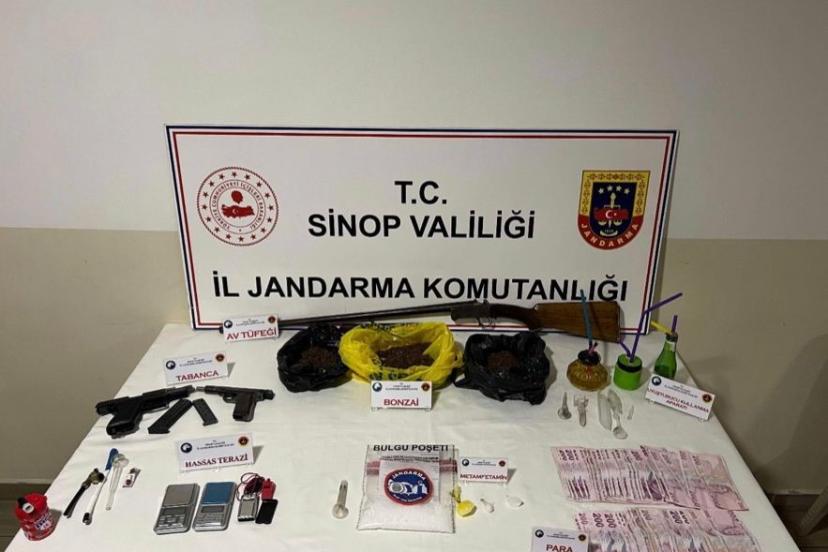 Sinop’ta uyuşturucu operasyonu: 2 tutuklama