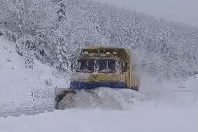 Sinop’u kar vurdu: 42 köy yolu kapalı