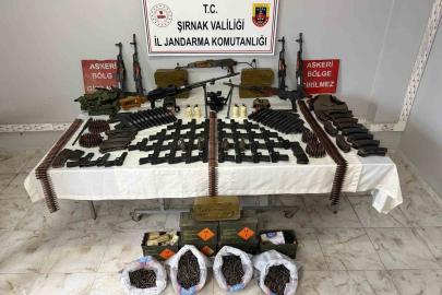 Şırnak’ta jandarma ekipleri cephanelik ele geçirdi: 20 tutuklama