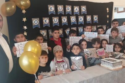Söke’de Kur’an Kursu öğrencileri için Kur’an’a geçiş merasimi düzenlendi