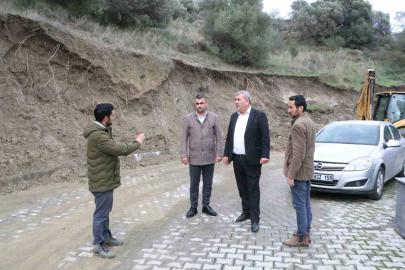 Söke’de yoğun yağış nedeniyle belediye ekipleri teyakkuzda
