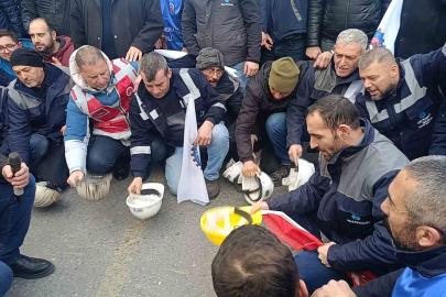 Soma’da yüzlerce maden işçisi şehir merkezine yürüdü