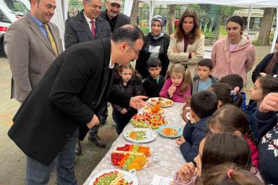 Sultanhisarlı öğrencilere sağlıklı beslenme anlatıldı