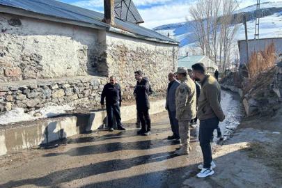 Susuz Kaymakamı Tutal’dan sel ve taşkın riskine karşı yerinde inceleme