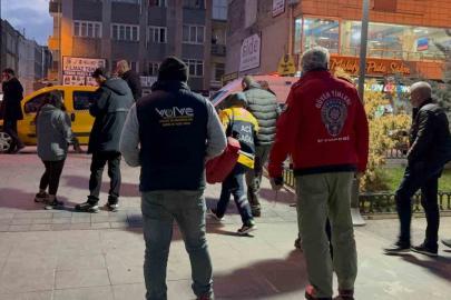 Taksi durağında bıçaklı kavga: 1 yaralı