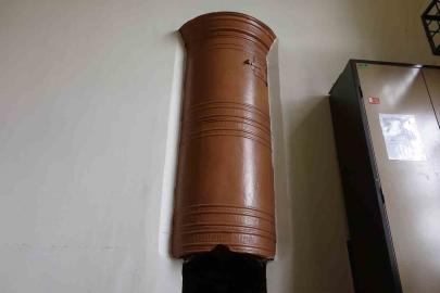 Tarihi semtte tarihi ısıtma sistemi