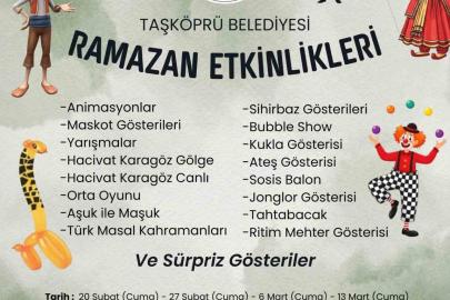 Taşköprü’de Ramazan dolu dolu geçeek