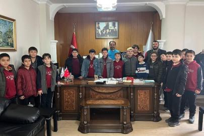 Tavşanlı’da Kur’an Kursu öğrencilerinden örnek destek