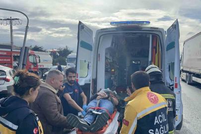 Tekirdağ’da kırmızı ışık ihlalinin kazayla sonuçlandığı anlar kamerada