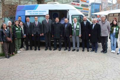 Tekirdağ’da mobil sigara bırakma aracı hizmete girdi