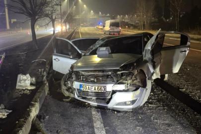 Tekirdağ’da trafik kazası: 3 yaralı