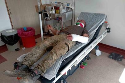 Tokat’ta otomobiliyle tarlaya düşen sürücü yaralandı