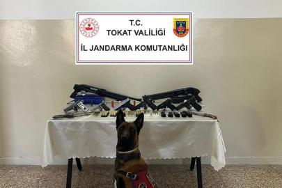 Tokat’ta silah ve fişek kaçakçılığına darbe