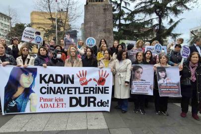 Trabzon’da Pınar Kaynak için yürüyüş