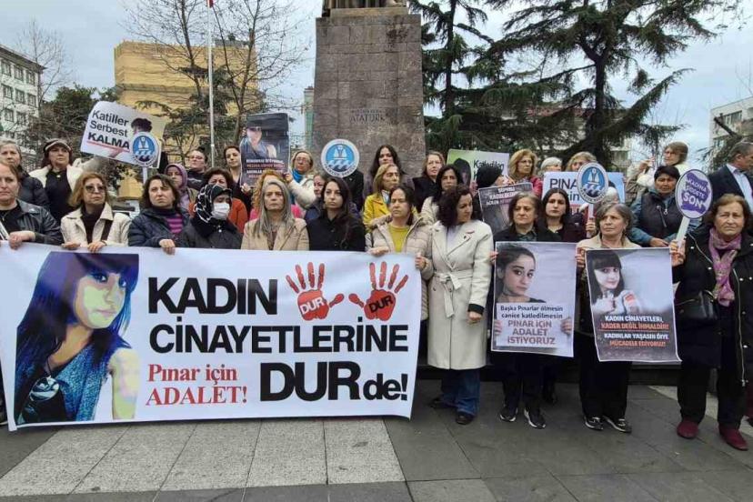 Trabzon’da Pınar Kaynak için yürüyüş