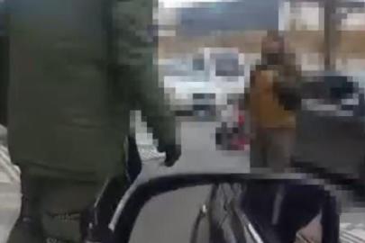 Trafikte silah çeken şüpheli kıskıvrak yakalandı