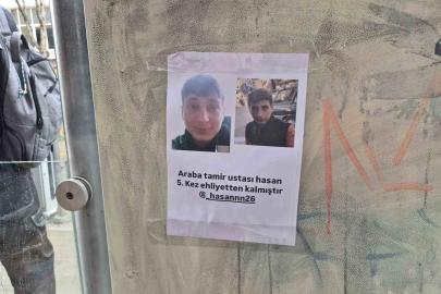 Tramvay durağına yapıştırılan ilginç kağıt dikkat çekti