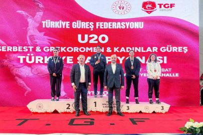 U20 Kadınlar Güreş Türkiye Şampiyonası tamamlandı